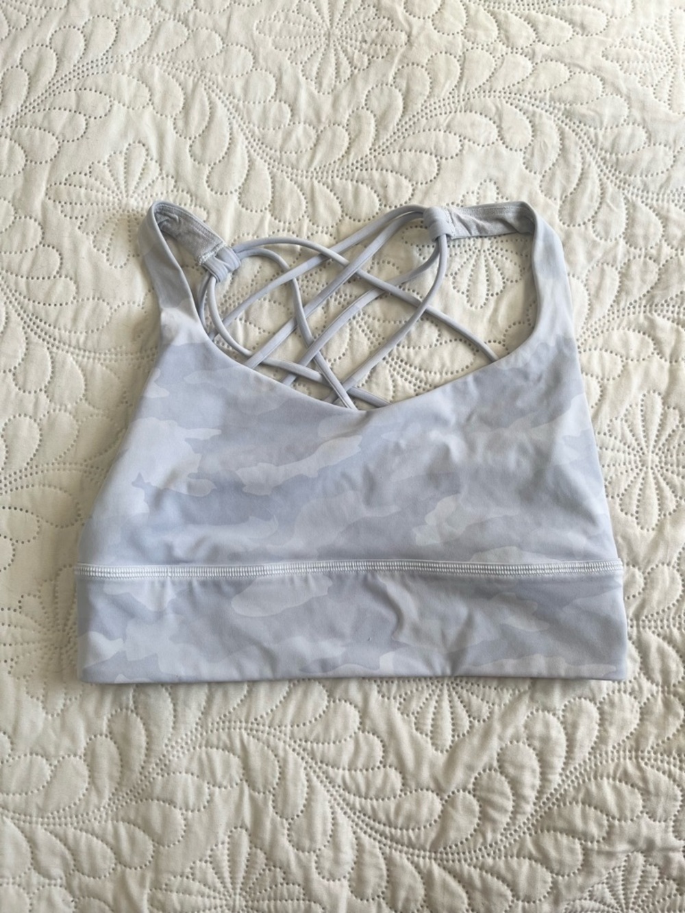 Camo Lululemon Energy  Sports Bra Long
Line *Rib (8)